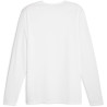 Surmaillot de basket manches longues Puma Team White dos