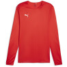 Surmaillot de basket manches longues Puma Team Red face