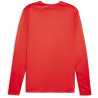 Surmaillot de basket manches longues Puma Team Red dos