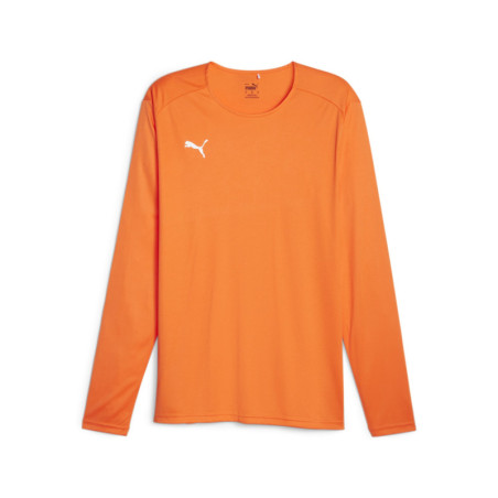 Surmaillot de basket manches longues Puma Team Golden Poppy face