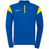 Sweat 1/4 Uhlsport Squad 27 azur/jaune citron