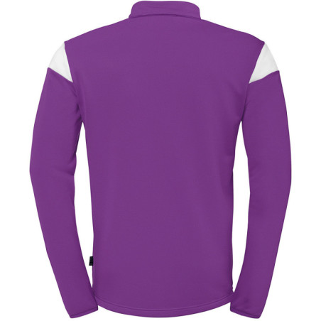 Sweat 1/4 Uhlsport Squad 27 mauve/blanc dos