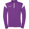 Sweat 1/4 Uhlsport Squad 27 mauve/blanc