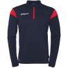 Sweat 1/4 Uhlsport Squad 27 marine/rouge