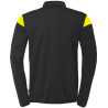 Sweat 1/4 Uhlsport Squad 27 noir/jaune citron dos