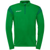 Sweat 1/4 Uhlsport Squad 27 vert/lagon