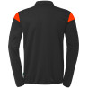 Sweat 1/4 Uhlsport Squad 27 noir/orange fluo dos