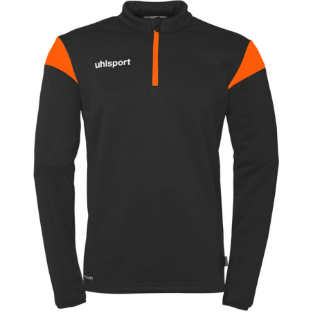 Sweat 1/4 Uhlsport Squad 27 noir/orange fluo