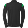 Sweat 1/4 Uhlsport Squad 27 noir/vert fluo dos