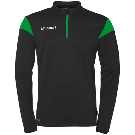 Sweat 1/4 Uhlsport Squad 27 noir/vert fluo