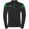 Sweat 1/4 Uhlsport Squad 27 noir/vert fluo