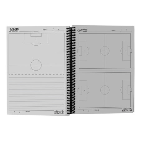 Carnet à spirales coach football