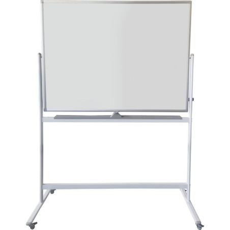 TABLEAU BLANC PIVOTANT SUR ROULETTES