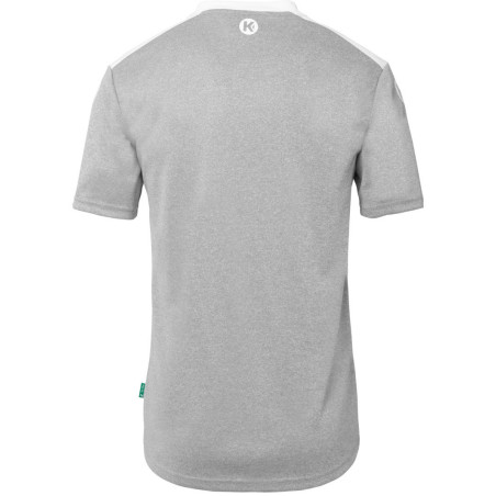 Maillot Kempa Emotion 27 gris fonce chine/blanc dos