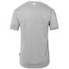 Maillot Kempa Emotion 27 gris fonce chine/blanc dos