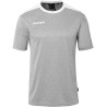 Maillot Kempa Emotion 27 gris fonce chine/blanc