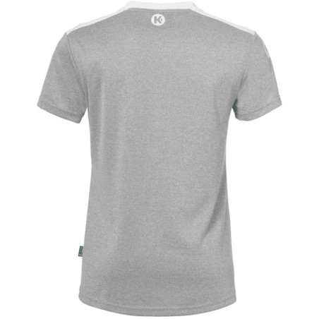Maillot Kempa Emotion 27 Women gris foncé chiné/blanc dos