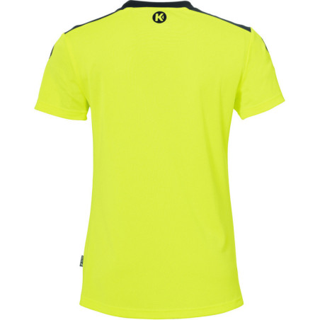 Maillot Kempa Emotion 27 Women jaune fluo/bleu marine dos