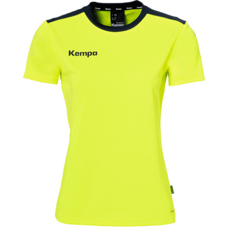 Maillot Kempa Emotion 27 Women jaune fluo/bleu marine