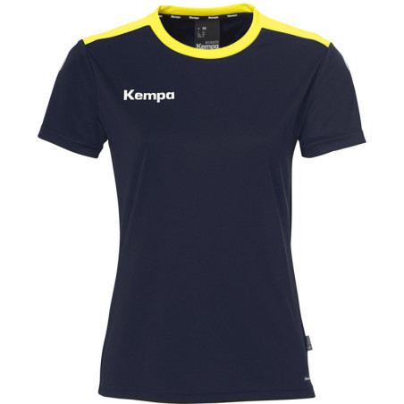 Maillot Kempa Emotion 27 Women bleu marine/jaune fluo