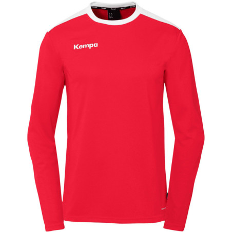 Maillot Kempa Emotion 27 Manches Longues rouge/blanc