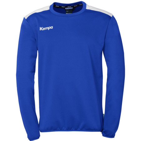 Sweat EMOTION 27 Kempa bleu roi/blanc