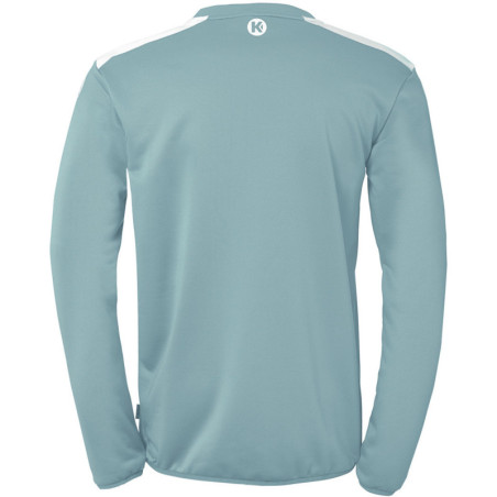 Sweat EMOTION 27 Kempa aqua/blanc dos