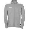 Veste de survêtement Kempa Emotion 27 gris fonce chine/blanc