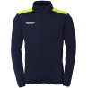 Veste de survêtement Kempa Emotion 27 bleu marine/jaune fluo