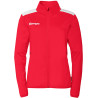 Veste de survêtement Kempa Emotion 27 Women rouge/blanc