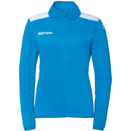 Veste de survêtement Kempa Emotion 27 Women bleu kempa/blanc