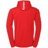 Veste de survêtement à capuche Kempa Emotion 27 rouge/blanc dos