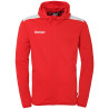 Veste de survêtement à capuche Kempa Emotion 27 rouge/blanc