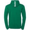 Veste de survêtement à capuche Kempa Emotion 27 lagon/blanc dos