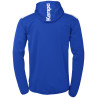 Veste de survêtement à capuche Kempa Emotion 27 bleu roi/blanc dos