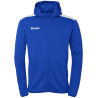 Veste de survêtement à capuche Kempa Emotion 27 bleu roi/blanc