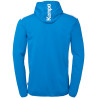 Veste de survêtement à capuche Kempa Emotion 27 bleu kempa/blanc dos