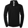 Veste de survêtement à capuche Kempa Emotion 27 noir/blanc dos