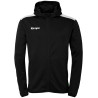 Veste de survêtement à capuche Kempa Emotion 27 noir/blanc