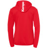 Veste de survêtement à capuche Kempa Emotion 27 Women rouge/blanc dos