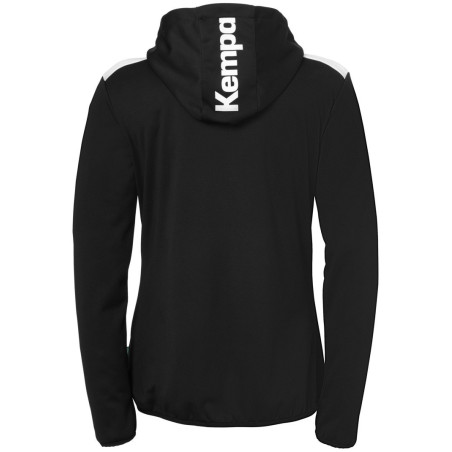 Veste de survêtement à capuche Kempa Emotion 27 Women noir/blanc