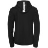 Veste de survêtement à capuche Kempa Emotion 27 Women noir/blanc