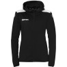 Veste de survêtement à capuche Kempa Emotion 27 Women noir/blanc dos