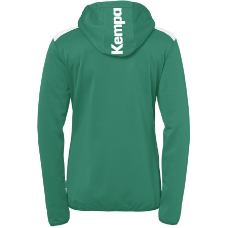 Veste de survêtement à capuche Kempa Emotion 27 Women lagon/blanc dos