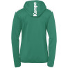 Veste de survêtement à capuche Kempa Emotion 27 Women lagon/blanc dos