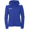 Veste de survêtement à capuche Kempa Emotion 27 Women bleu roi/blanc