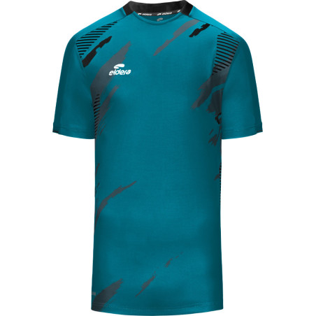 Maillot Eldera Fensif Turquoise Noir