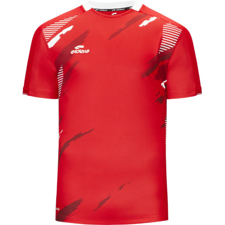 Maillot Eldera Fensif Rouge Blanc