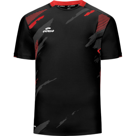 Maillot Eldera Fensif Noir Rouge