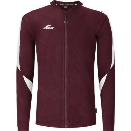 Veste de survêtement ELDERA Compo grenat blanc